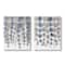 Stupell Industries Neutral Blue & Brown Falling Vines Canvas Wall Art Set